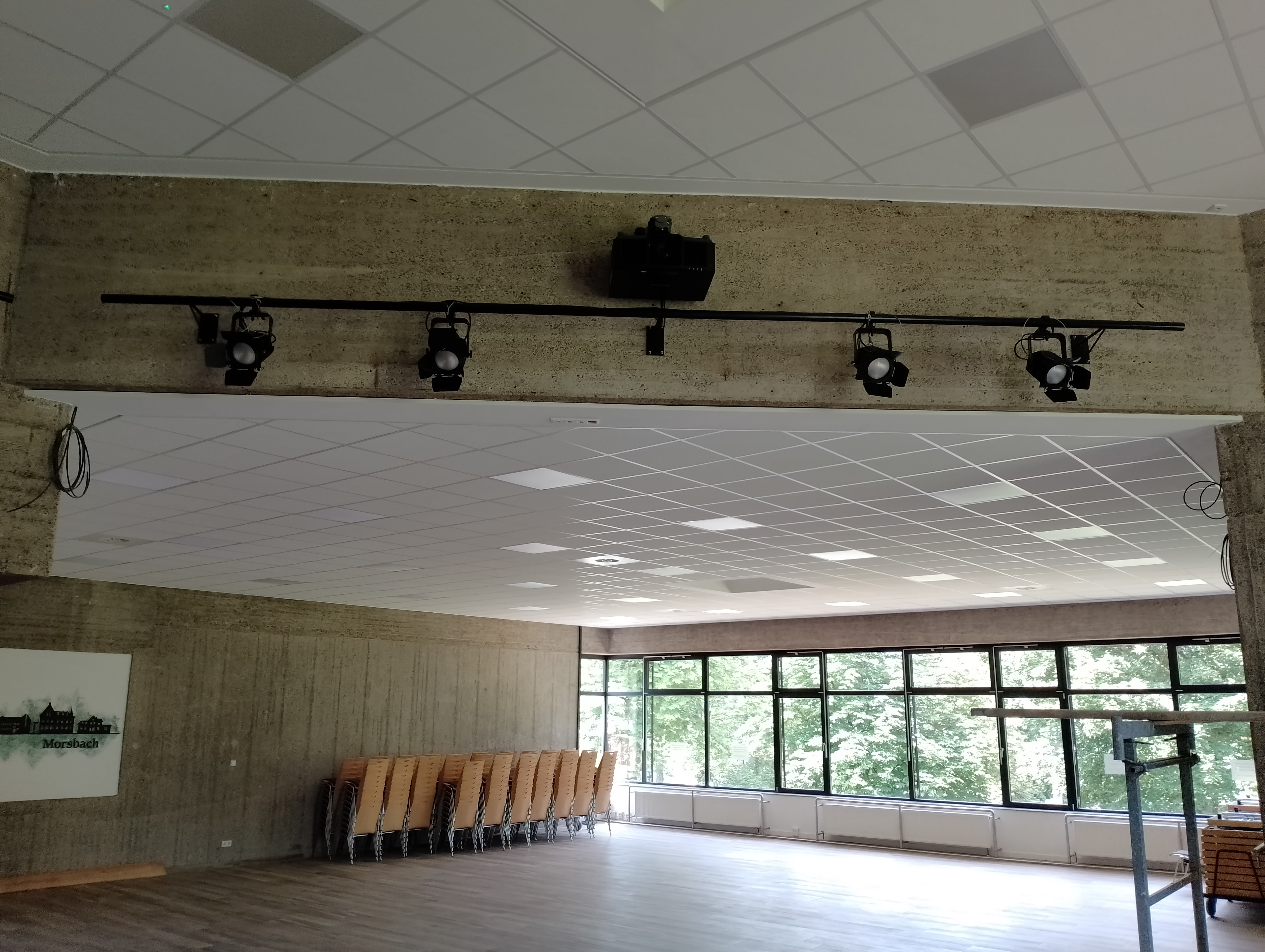 Lichtanlage auf der Bühne